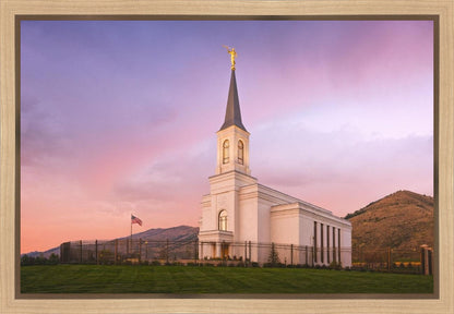 Star Valley Evening Glow Gallery Wrap