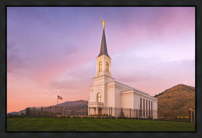 Star Valley Evening Glow Gallery Wrap