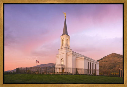 Star Valley Evening Glow Gallery Wrap