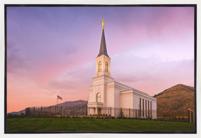 Star Valley Evening Glow Gallery Wrap