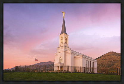 Star Valley Evening Glow Gallery Wrap