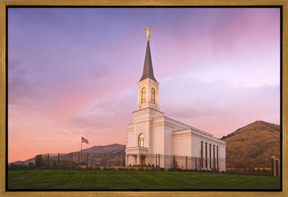 Star Valley Evening Glow Gallery Wrap