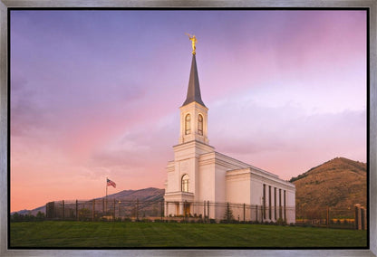 Star Valley Evening Glow Gallery Wrap