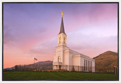 Star Valley Evening Glow Gallery Wrap