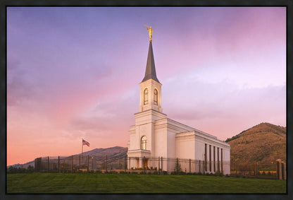 Star Valley Evening Glow Gallery Wrap