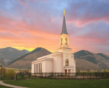 Star Valley Painted Gallery Wrap