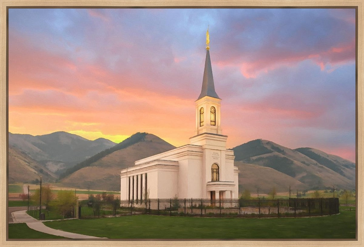 Star Valley Painted Gallery Wrap
