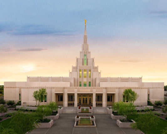 Phoenix Temple First Light Gallery Wrap