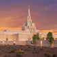 Phoenix Temple Sunset