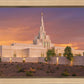 Phoenix Temple Sunset