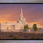 Phoenix Temple Sunset