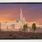 Phoenix Temple Sunset