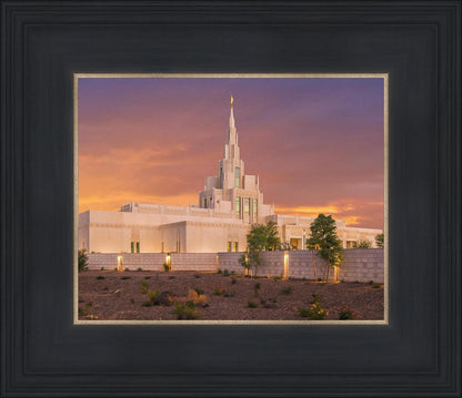 Phoenix Temple Sunset