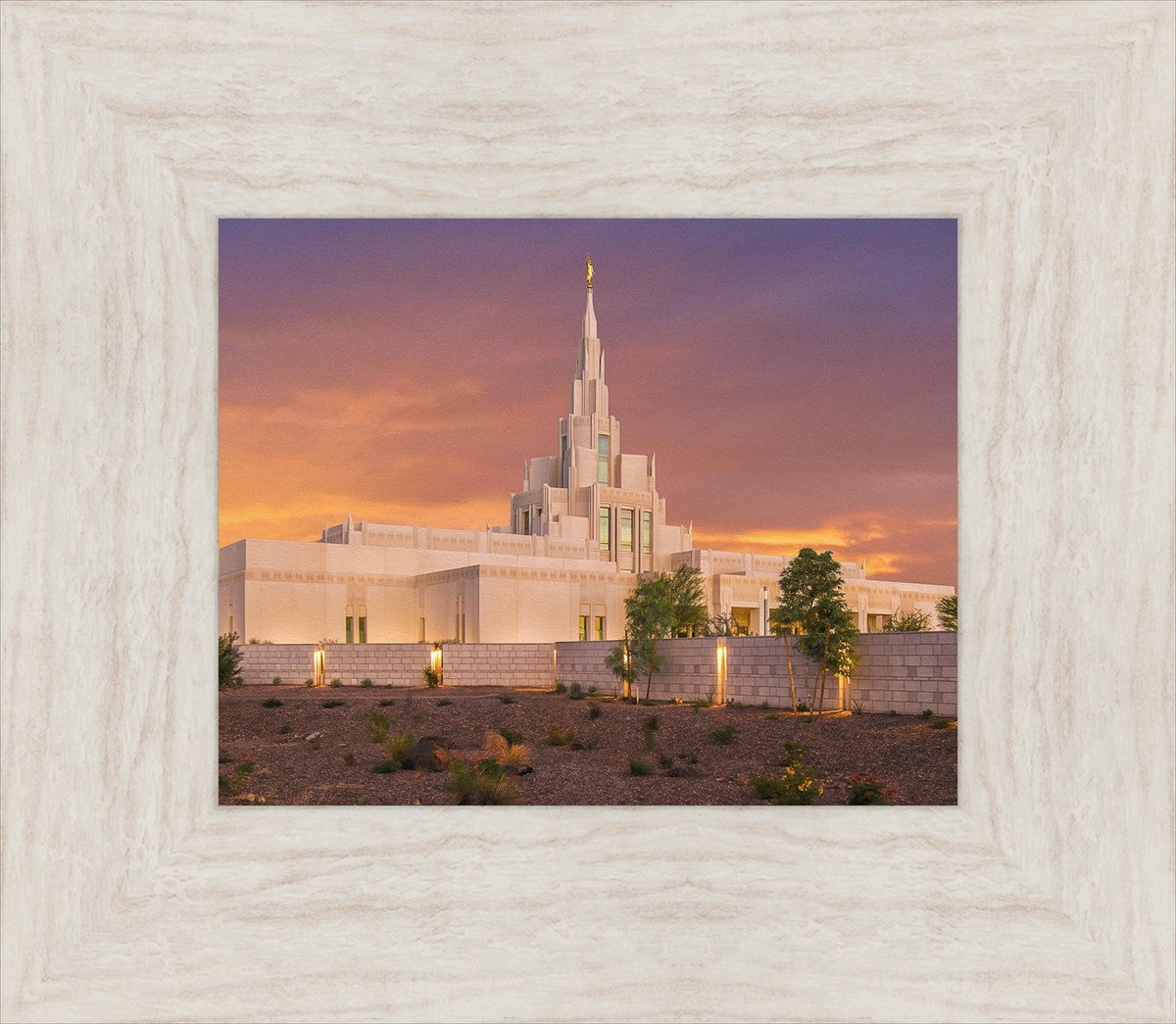Phoenix Temple Sunset