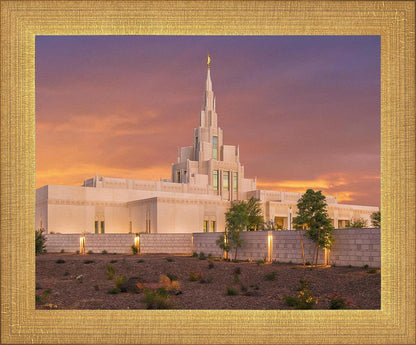 Phoenix Temple Sunset
