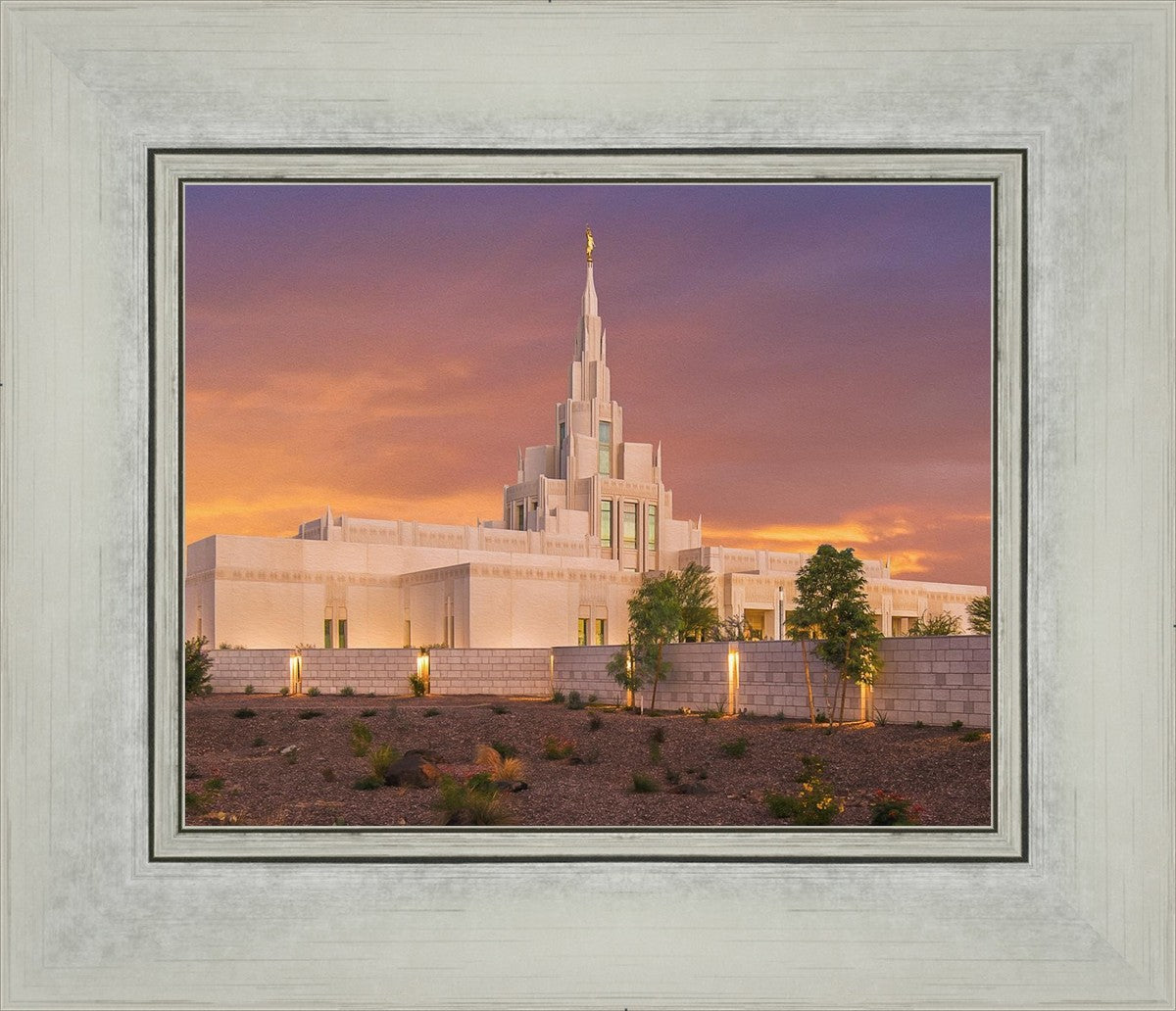 Phoenix Temple Sunset