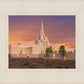 Phoenix Temple Sunset