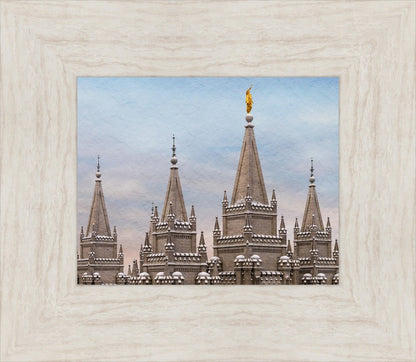 Salt Lake Temple Winter Ramparts