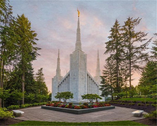 Portland Temple 01 Gallery Wrap