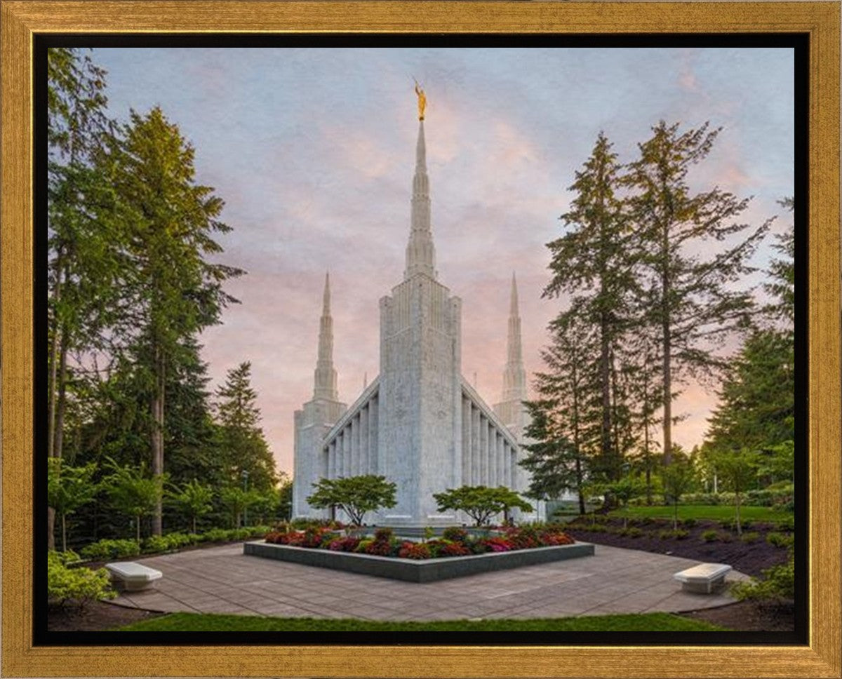 Portland Temple 01 Gallery Wrap