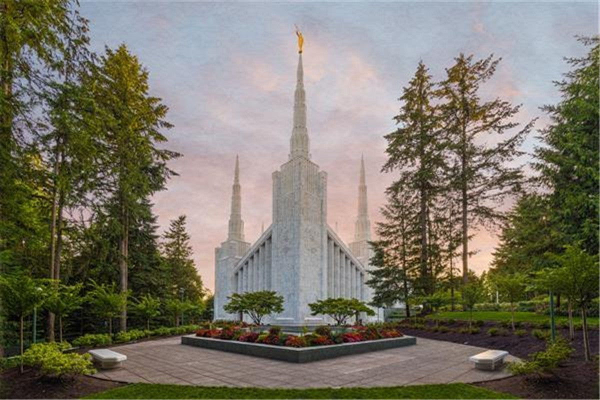 Portland Temple 01 Gallery Wrap