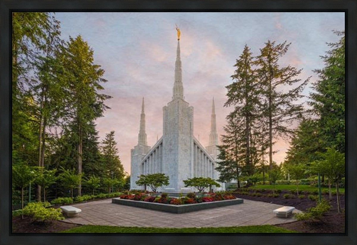 Portland Temple 01 Gallery Wrap