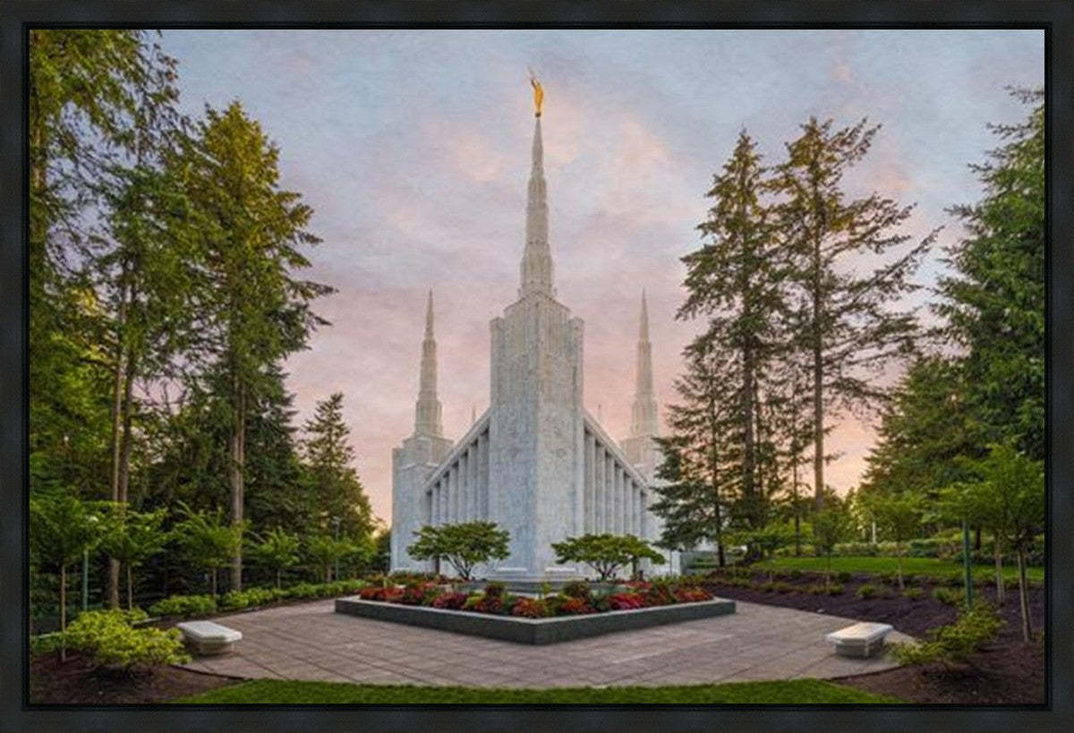 Portland Temple 01 Gallery Wrap