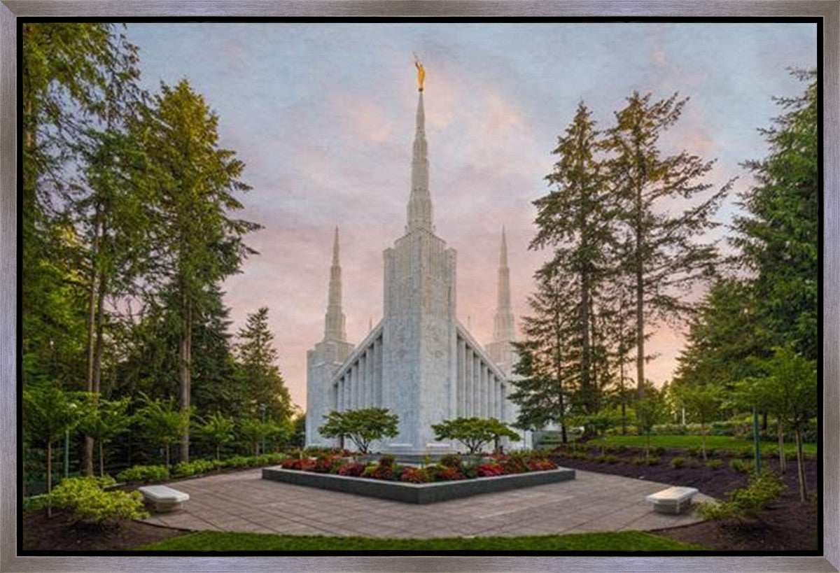 Portland Temple 01 Gallery Wrap
