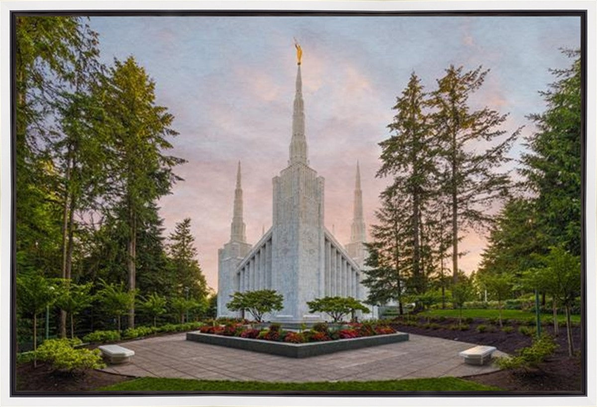 Portland Temple 01 Gallery Wrap