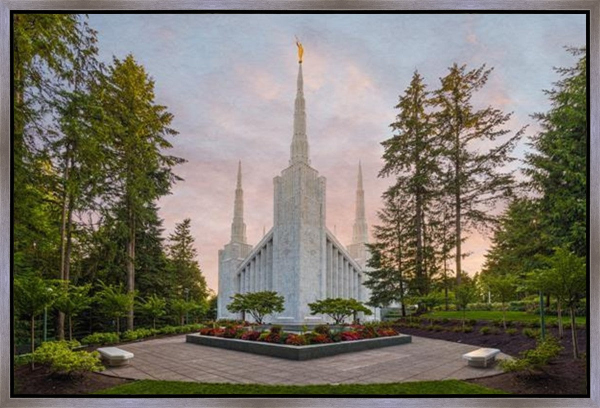 Portland Temple 01 Gallery Wrap