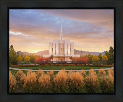 Oquirrh Mountain Sunrise Gallery Wrap