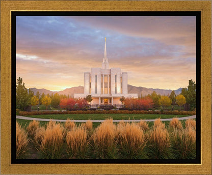 Oquirrh Mountain Sunrise Gallery Wrap