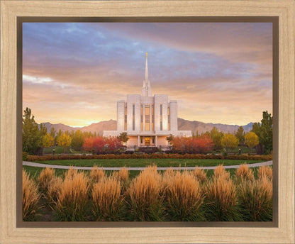 Oquirrh Mountain Sunrise Gallery Wrap