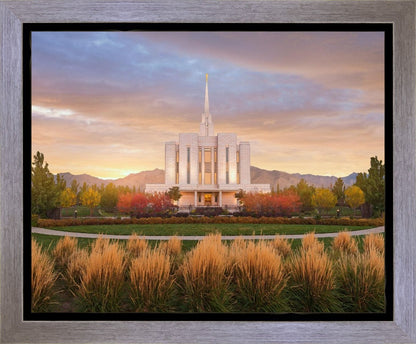 Oquirrh Mountain Sunrise Gallery Wrap