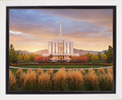 Oquirrh Mountain Sunrise Gallery Wrap