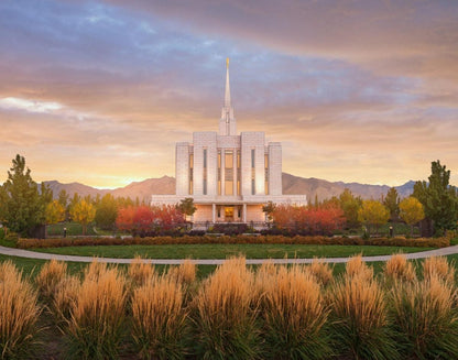 Oquirrh Mountain Sunrise Gallery Wrap