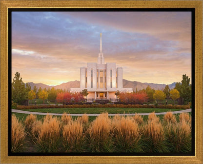 Oquirrh Mountain Sunrise Gallery Wrap