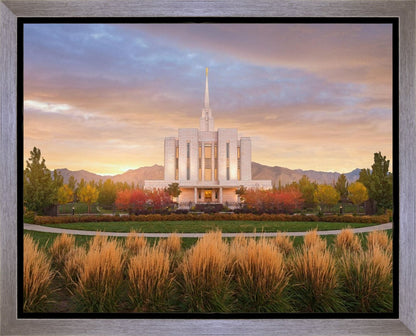 Oquirrh Mountain Sunrise Gallery Wrap