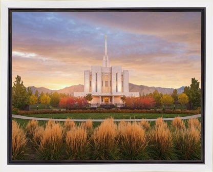 Oquirrh Mountain Sunrise Gallery Wrap