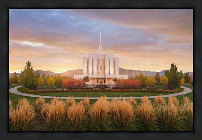 Oquirrh Mountain Sunrise Gallery Wrap