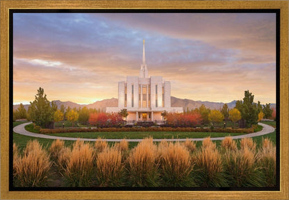 Oquirrh Mountain Sunrise Gallery Wrap