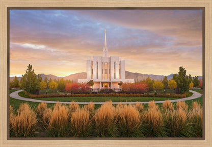 Oquirrh Mountain Sunrise Gallery Wrap