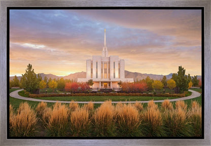 Oquirrh Mountain Sunrise Gallery Wrap