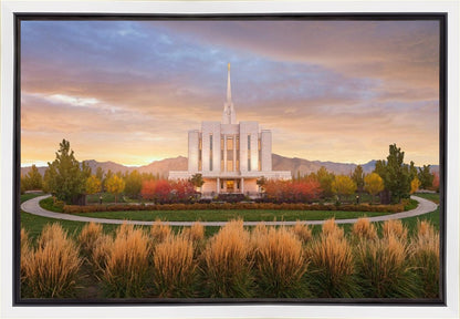 Oquirrh Mountain Sunrise Gallery Wrap