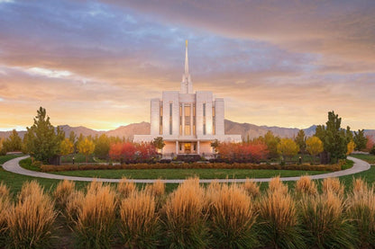 Oquirrh Mountain Sunrise Gallery Wrap