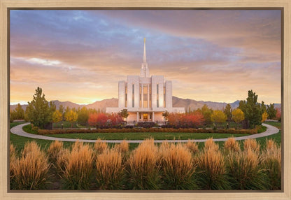 Oquirrh Mountain Sunrise Gallery Wrap