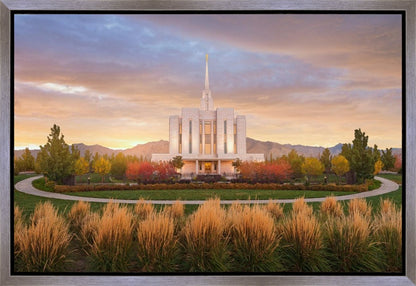 Oquirrh Mountain Sunrise Gallery Wrap