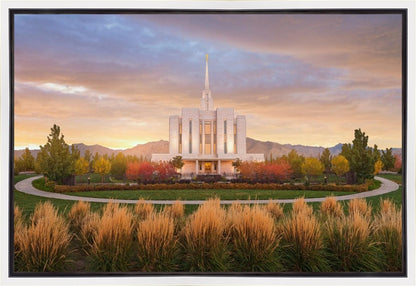 Oquirrh Mountain Sunrise Gallery Wrap