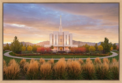 Oquirrh Mountain Sunrise Gallery Wrap