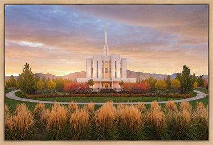 Oquirrh Mountain Sunrise Gallery Wrap